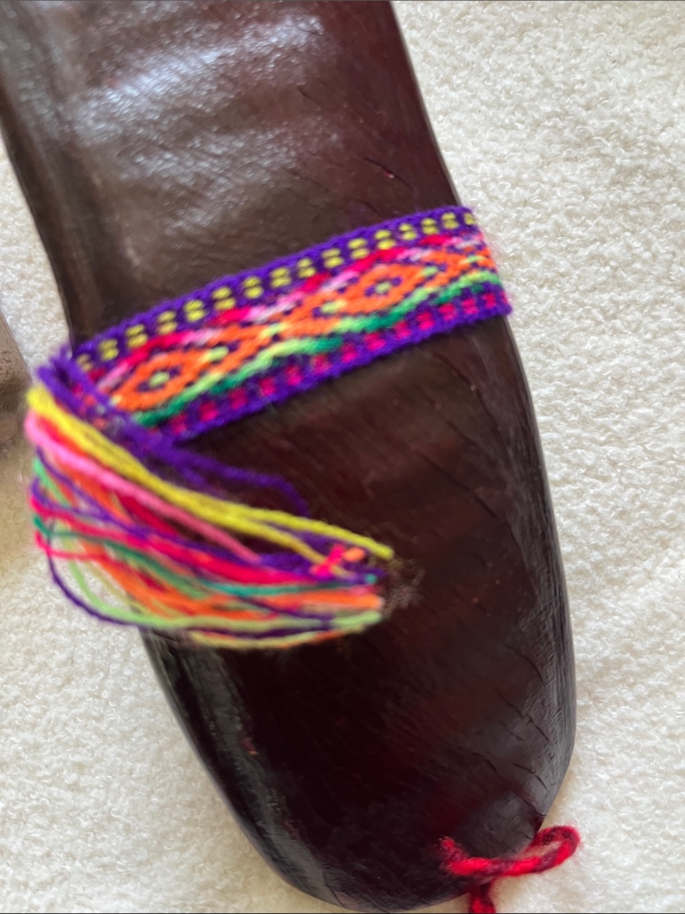 Frame Drum with Lizard Motif, seed pod shaker shaker, rhythm stick - Picture 5 of 9